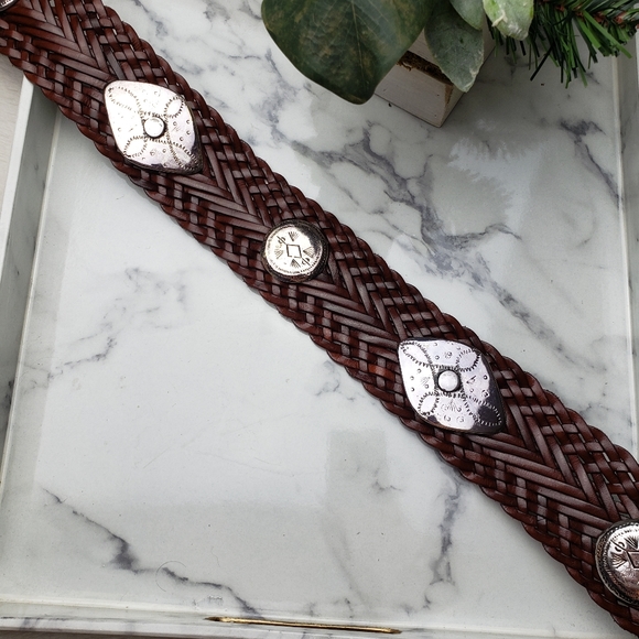 Saks Fifth Avenue Accessories | Saks Fifth Avenue Leather Braided